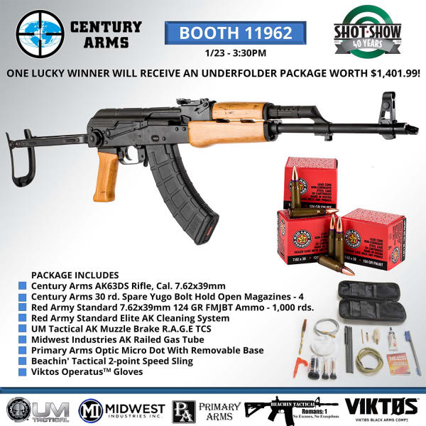 Details about   SHOT SHOW Low Production pvc morale patch 2020 Century Arms AK 