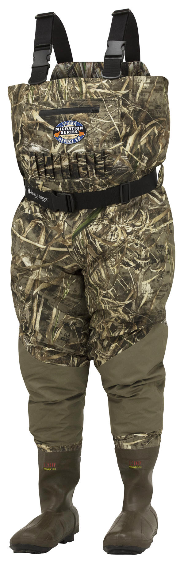 Frogg Toggs Grand Refuge 2.0 Bootfoot Chest Waders in Realtree MAX-5 ...