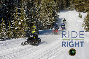 michigan encourages dnr snowmobile campaign ride safety right