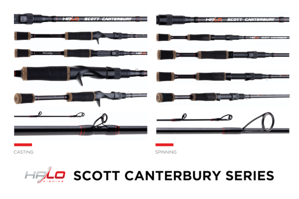 Signature Series of Halo Fishing Rods from Scott Canterbury