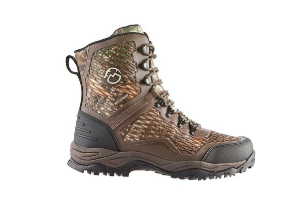 magellan outdoors men's waterproof rubber camp moc veil boots