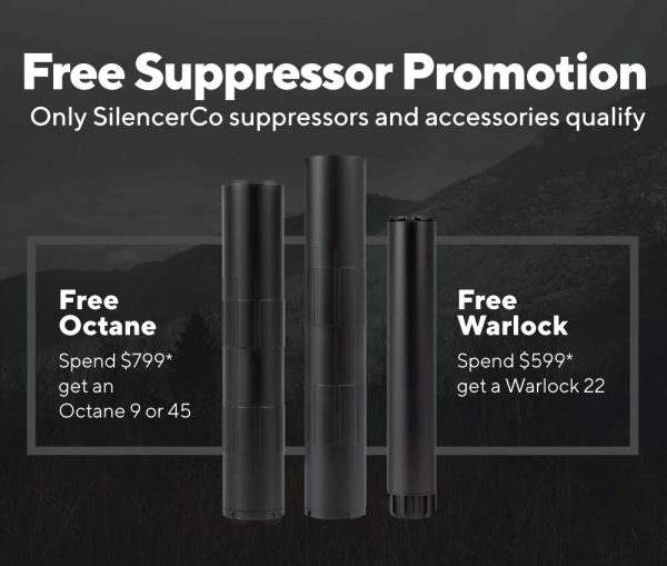 SilencerCo To Extend Free Suppressor Promotion