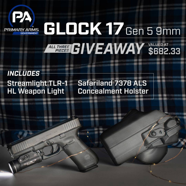 Primary Arms Government Announces GLOCK 17 Giveaway
