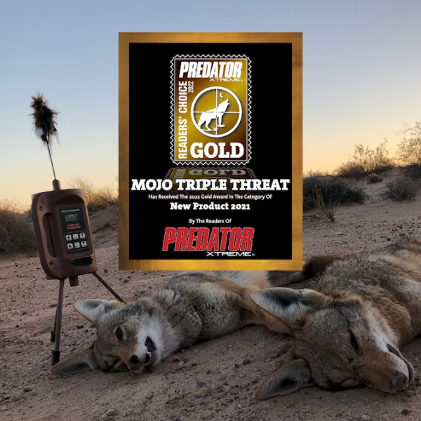 MOJO®’s Triple Threat Caller Receives Predator Xtreme Readers’ Choice GOLD Award for Favorite New Product