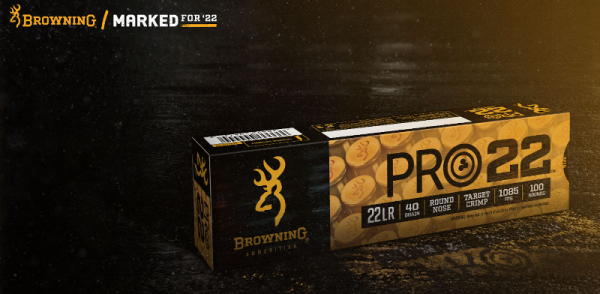 Browning Ammunition Introduces PRO22 Rimfire