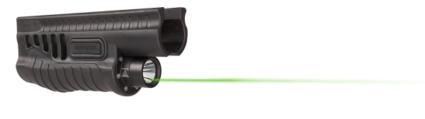 Nightstick Shotgun Forend Light with Green Laser