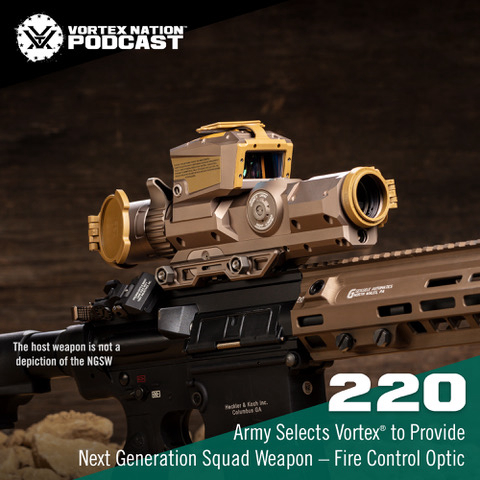 Vortex Optics Selected by U.S. Army to Produce Next Generation Squad Weapons- Fire Control