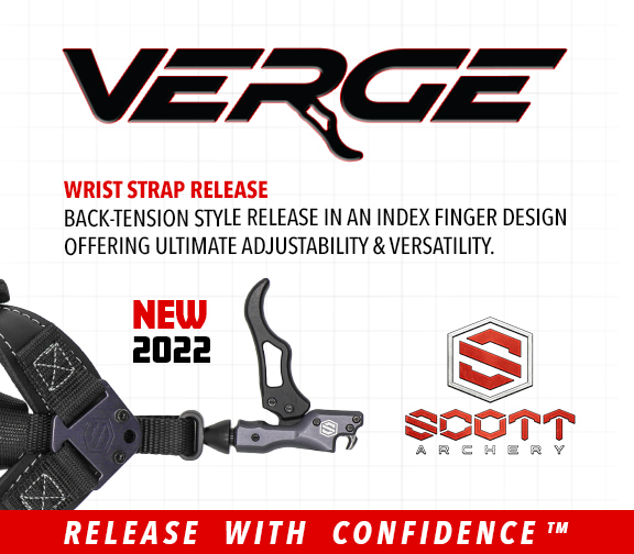 Scott Archery Introduces the New Verge – A Back Tension Release in An Index Finger Design