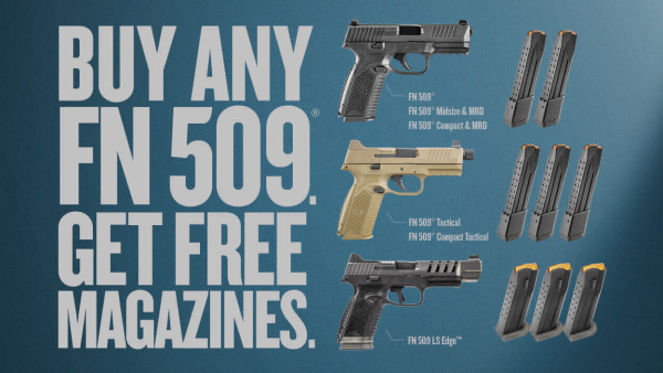 FN Announces Free FN 509 Magazines Promotion