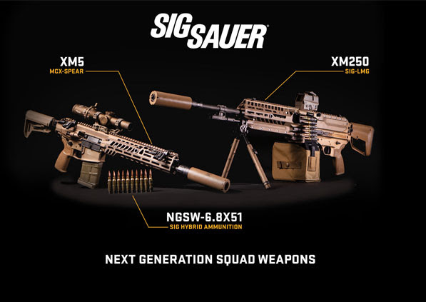 U.S. Army Selects SIG SAUER Next Generation Squad Weapons System