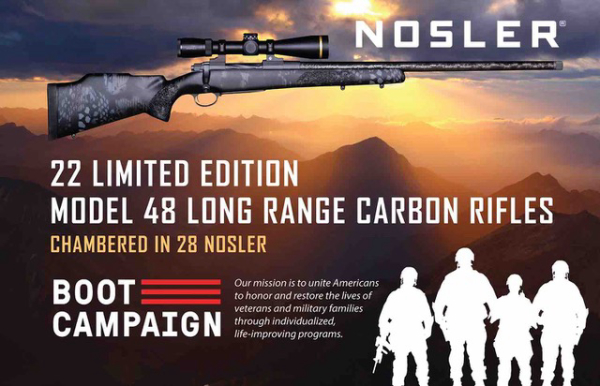 Nosler Announcing Rifle Package to Raise Money for Veterans