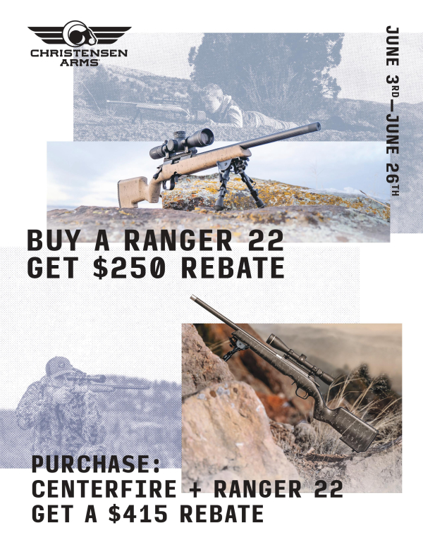 Christensen Arms Announces the Ultimate Ranger 22 Promotion