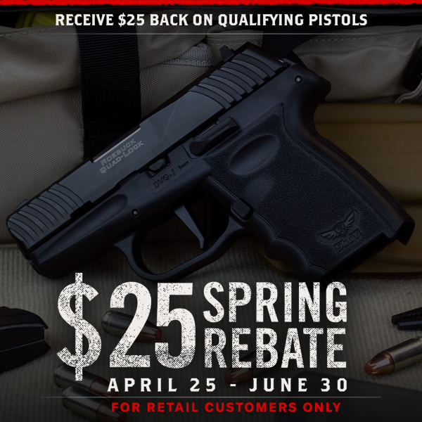 SCCY Firearms Extends Spring Rebate through June