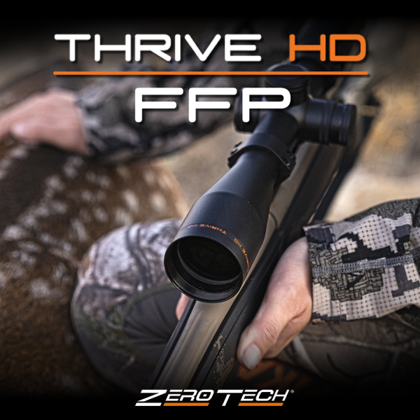 ZeroTech Optics Announces 6-24x50 Thrive HD FFP Precision Hunting Riflescope