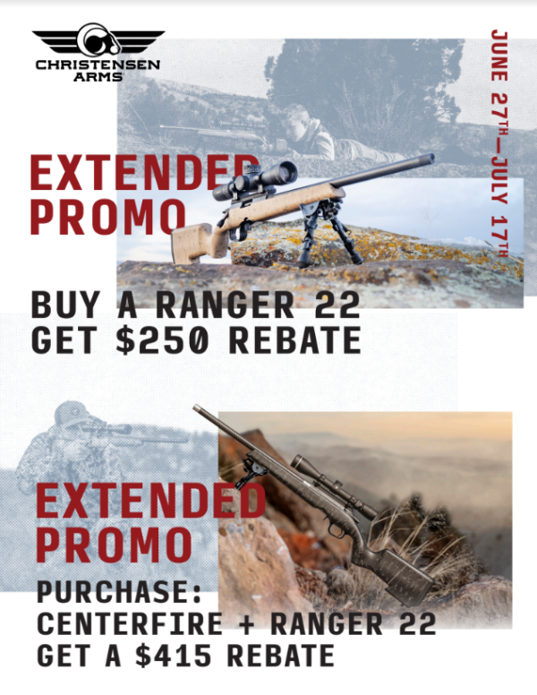Christensen Arms Extends the Ultimate Ranger 22 Promotion
