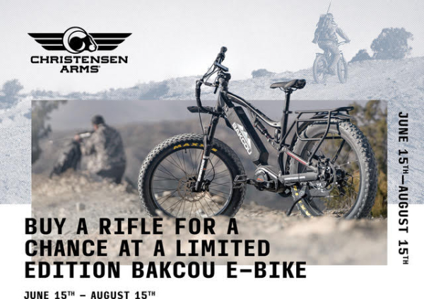Christensen Arms Selects Winners for the Bakcou e-Bikes Ultimate Giveaway