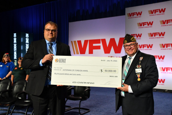 Henry Repeating Arms Donates $50,000 to VFW