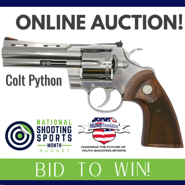 MidwayUSA Foundation Auctions a Colt Python in Celebration of National Shooting Sports Month