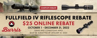 Burris Offers End-of-Year Rebate on Popular Fullfield IV Riflescope