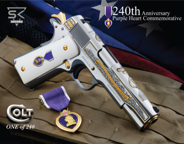 SK Customs’ Limited Edition Purple Heart Commemorative Colt 1911