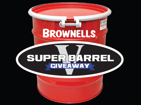 14,000 Rounds of Ammo in Brownells Super Barrel V Giveaway