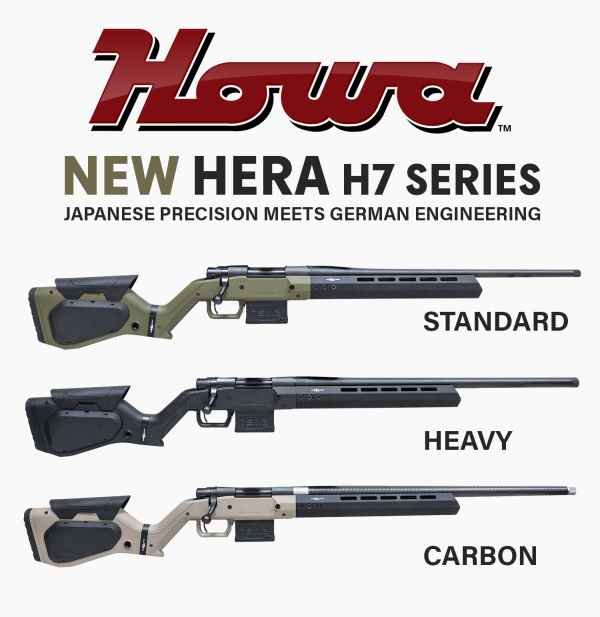 New HOWA HERA H7 Rifles
