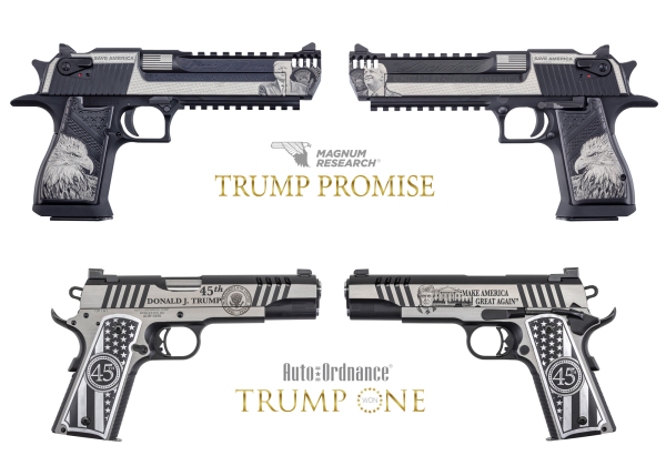 Kahr Firearms Group Presents a Pair of Trump Custom Handguns