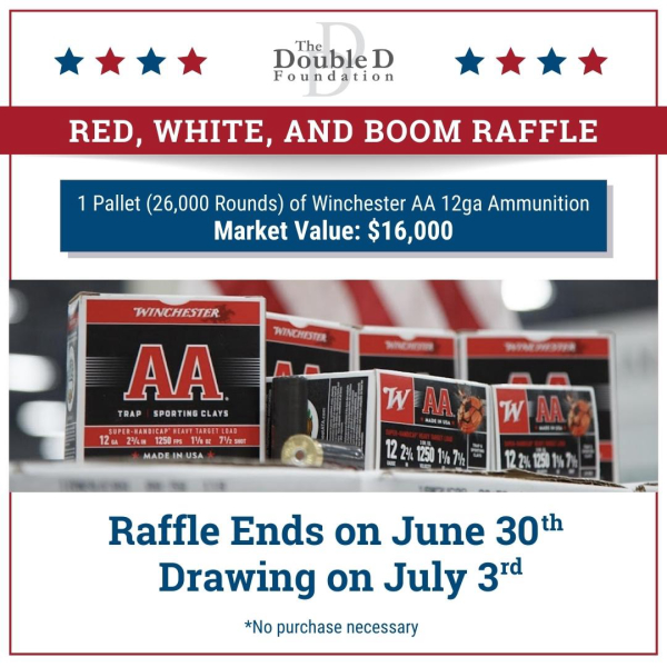 Double D Foundation Red, White, and Boom Raffle