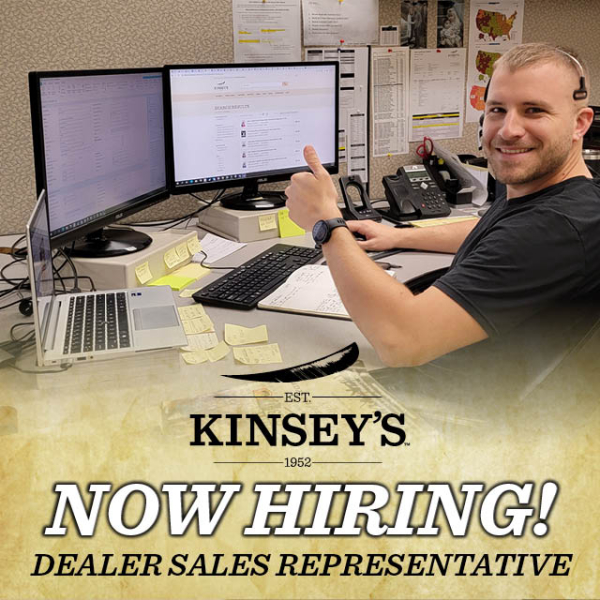 Kinsey's Seeks Dealer Sales Rep Outdoor Wire