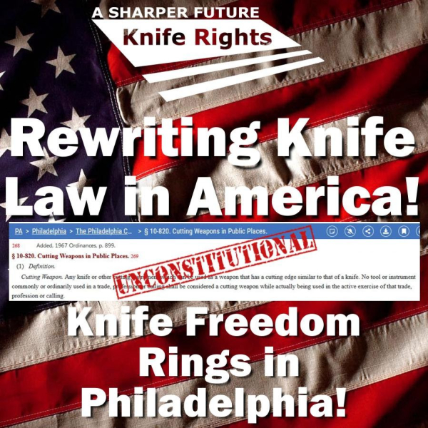 Knife Rights Accepts Philadelphia Offer of Judgement