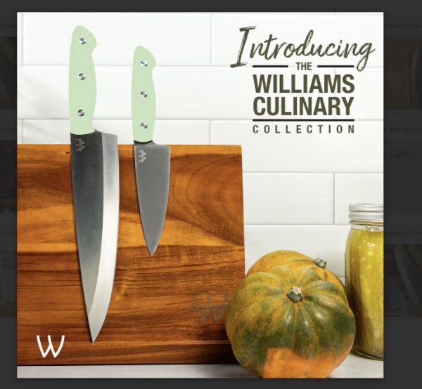 Williams Knife Co. Big Chef Knife | 9 Elmax Steel Blade | Versatile  Culinary Tool