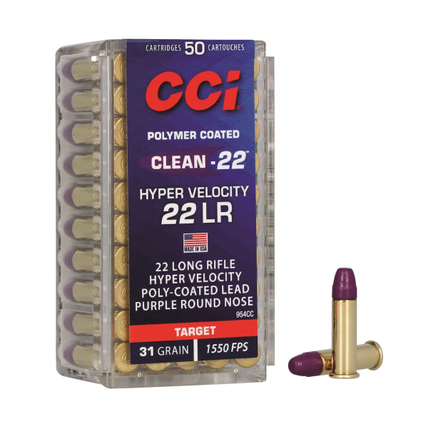 CCI Releases New Clean-22 Hyper Velocity 22 LR Rimfire Ammunition