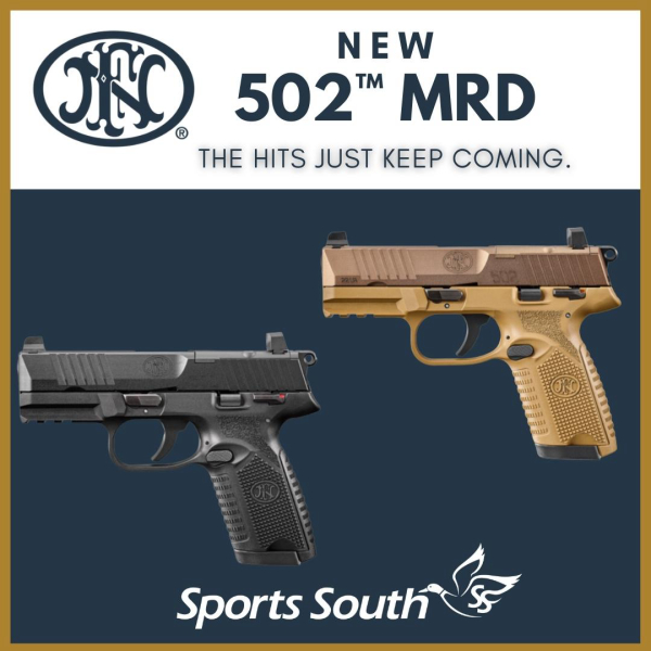 FN 502 MRD Pistol Now Available through Sports South
