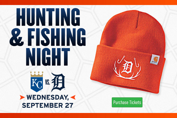 Tigers to Host Hunting and Fishing Night at Comerica Park - The