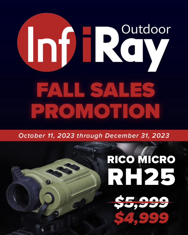 InfiRay Outdoor Special Pricing On RICO Micro Multi-Purpose Thermal Optic