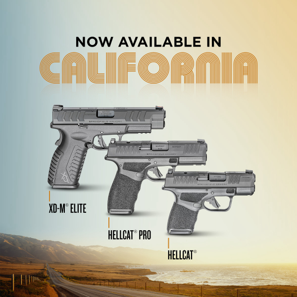 Springfield Armory California-Compliant Hellcat, Hellcat Pro and XD-M Elite 4.5" 9mm Pistols