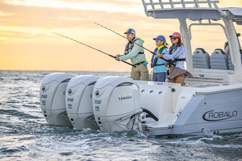 Yamaha Introduces New 350-Horsepower 4.3-Liter Offshore Outboard