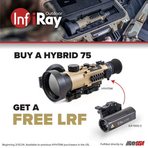 InfiRay Outdoor Introduces the HYBRID 75 Multi-function Thermal Weapon Sight