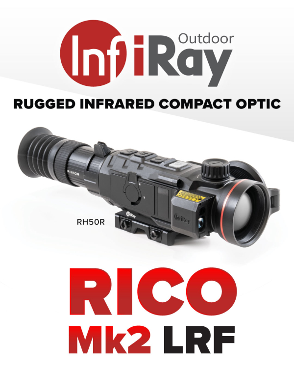 InfiRay Outdoor Announces RICO Mk2 LRF 640 50mm Thermal Weapon Sight