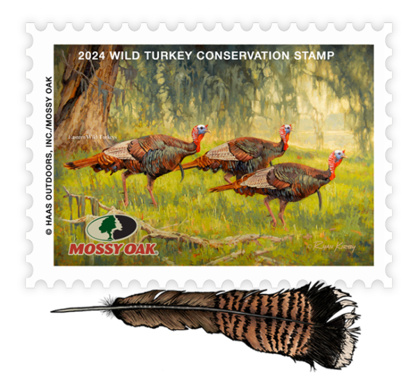 Mossy Oak Releases 2024 Wild Turkey Conservation Stamp