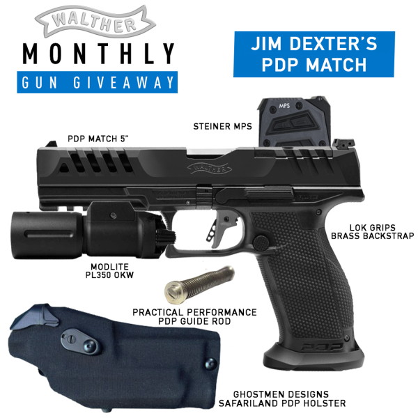 Jim Dexter Edition is the Custom Gun Build Giveaway From Walther During the Month of June