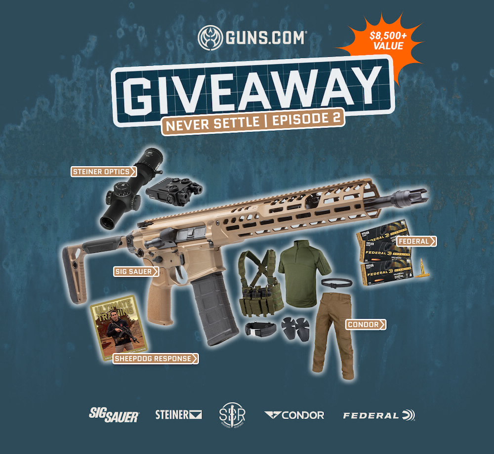 Guns.com Launches Never Settle Episode 2 With $8,500 Giveaway